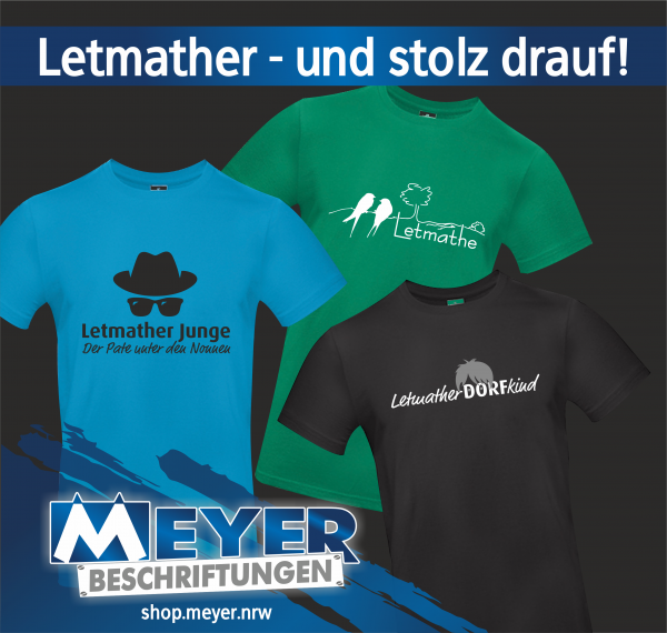 T-Shirt "Dorfkind"- Blau