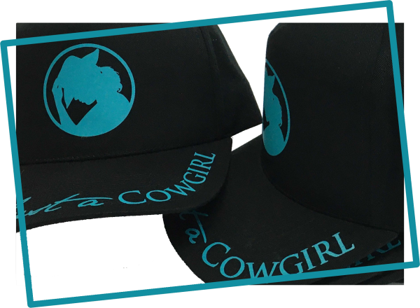 Cap "Just a Cowgirl" Schwarz