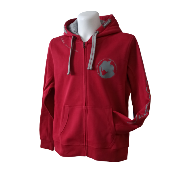 Sweatjacke "Just a Cowgirl" Raspberry